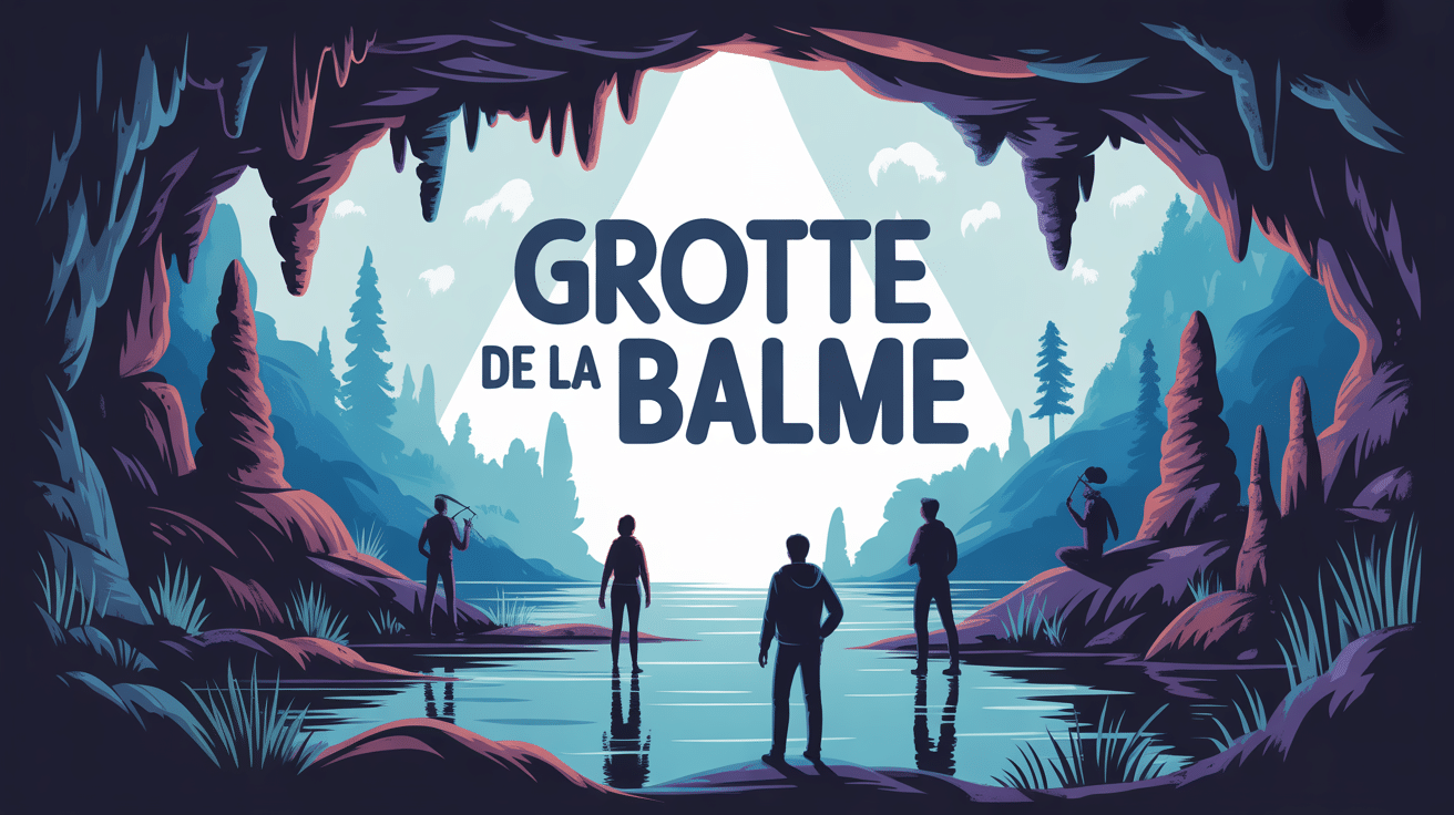 illustration grotte de la balme atmosphère mystérieuse