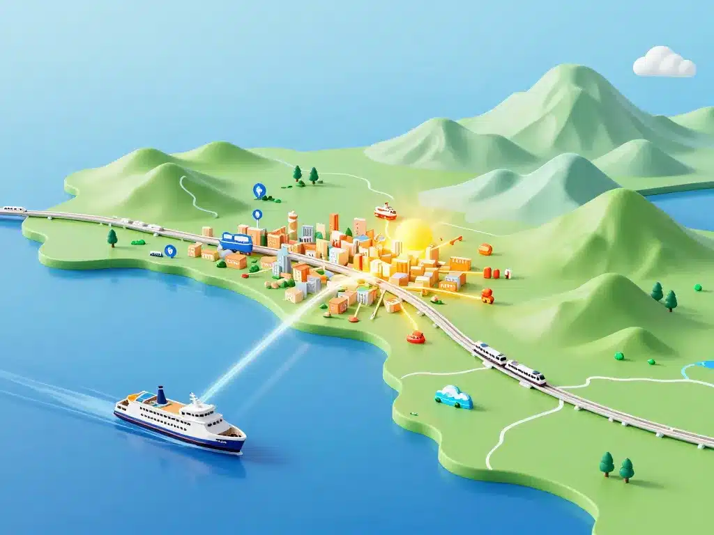 Messine accès transport carte excursions Sicile