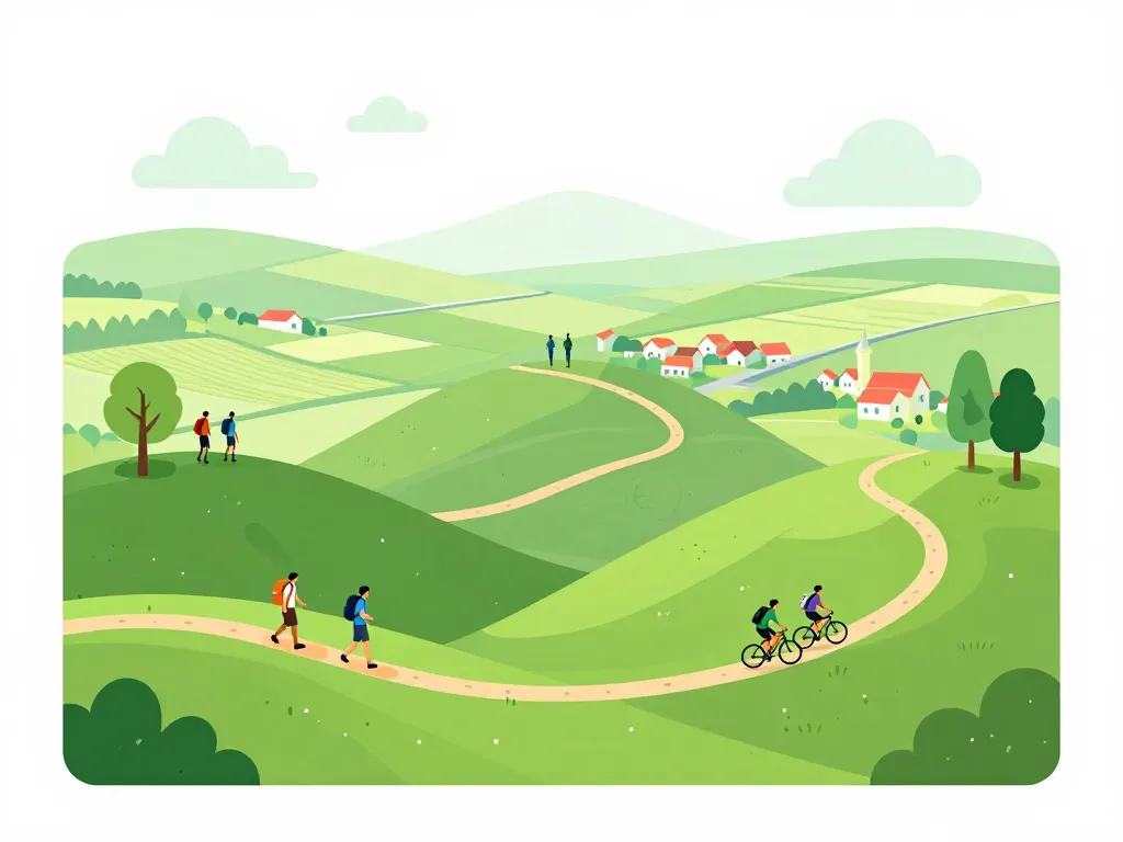 Randonnée nature et panorama mont des Cats