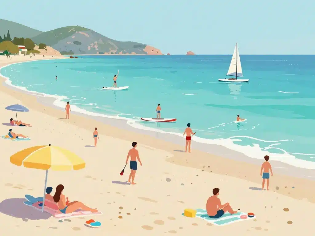 porticcio plages activités vacances mer