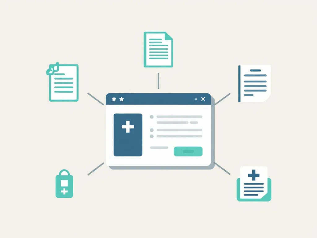 Diagramme regardemonsejour informations patient sécurisées