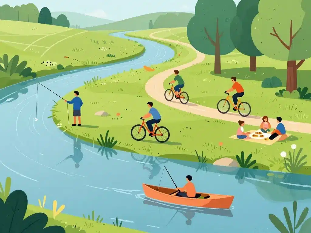 Loisirs en plein air à Verdun sur le Doubs