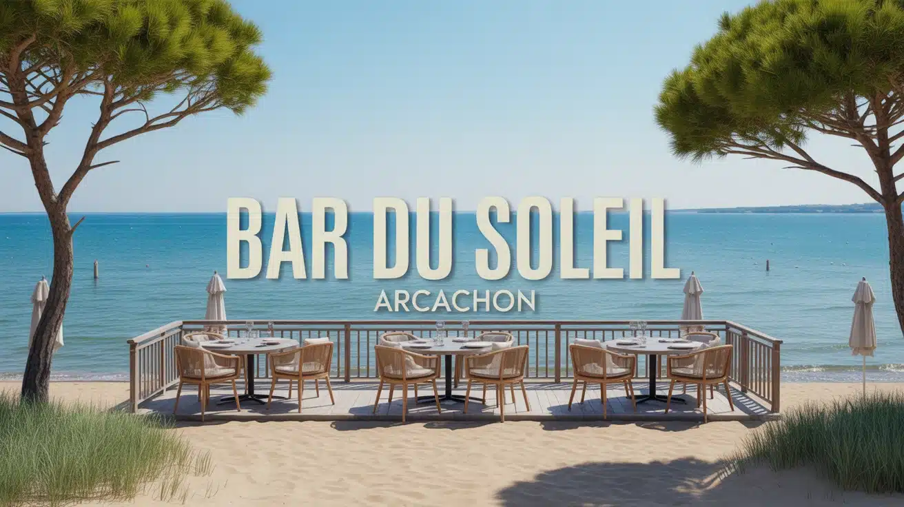 Terrasse du Bar du Soleil Arcachon face au Bassin