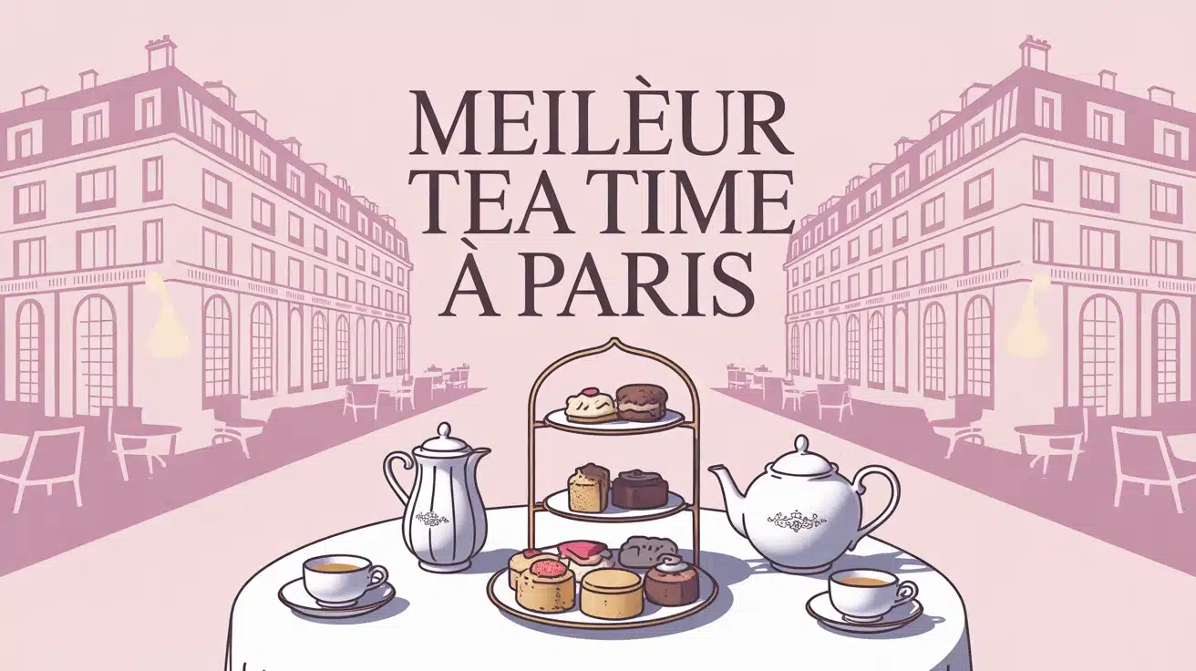 table élégante pour meilleur tea time à Paris