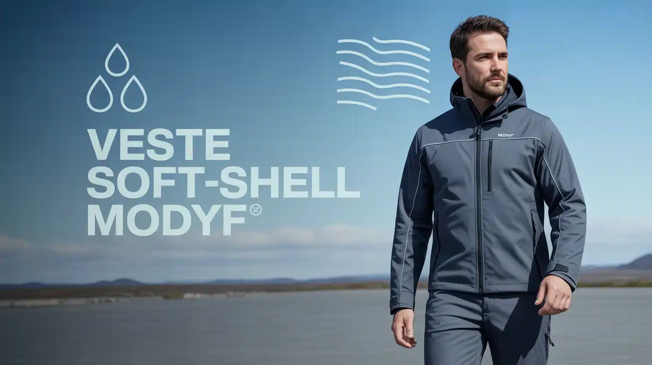 Veste softshell Modyf avec protection 8000 mm et liberté de mouvement