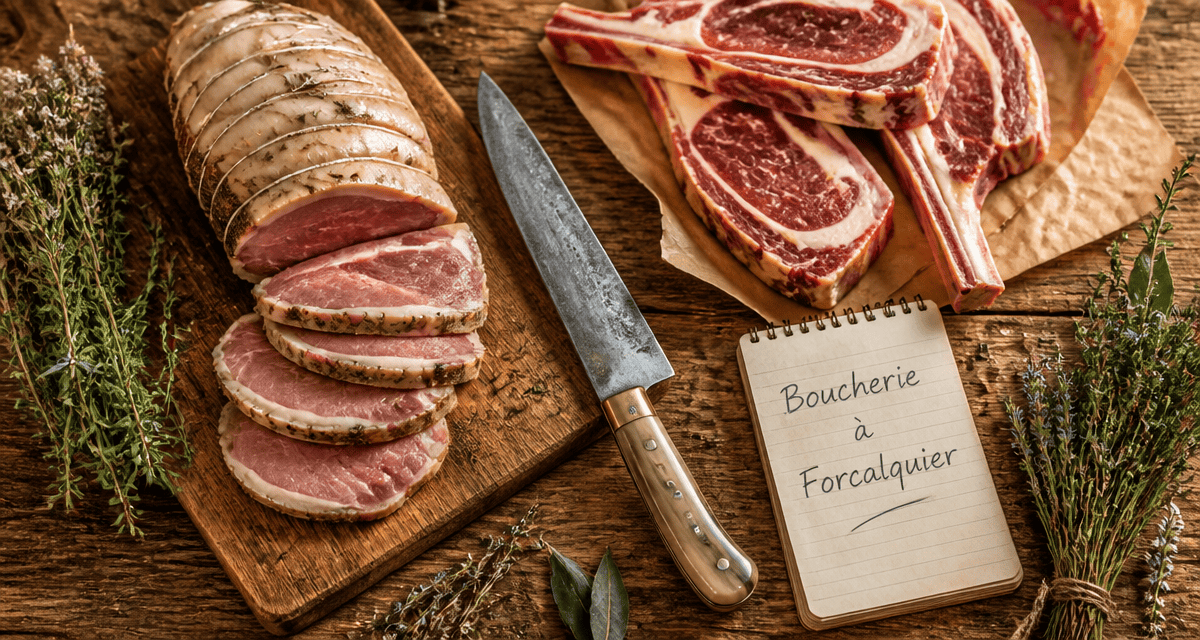 boucherie forcalquier agneau sisteron viandes maturées