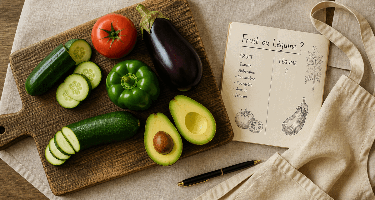 concombre fruit ou légume tranché avec légumes variés