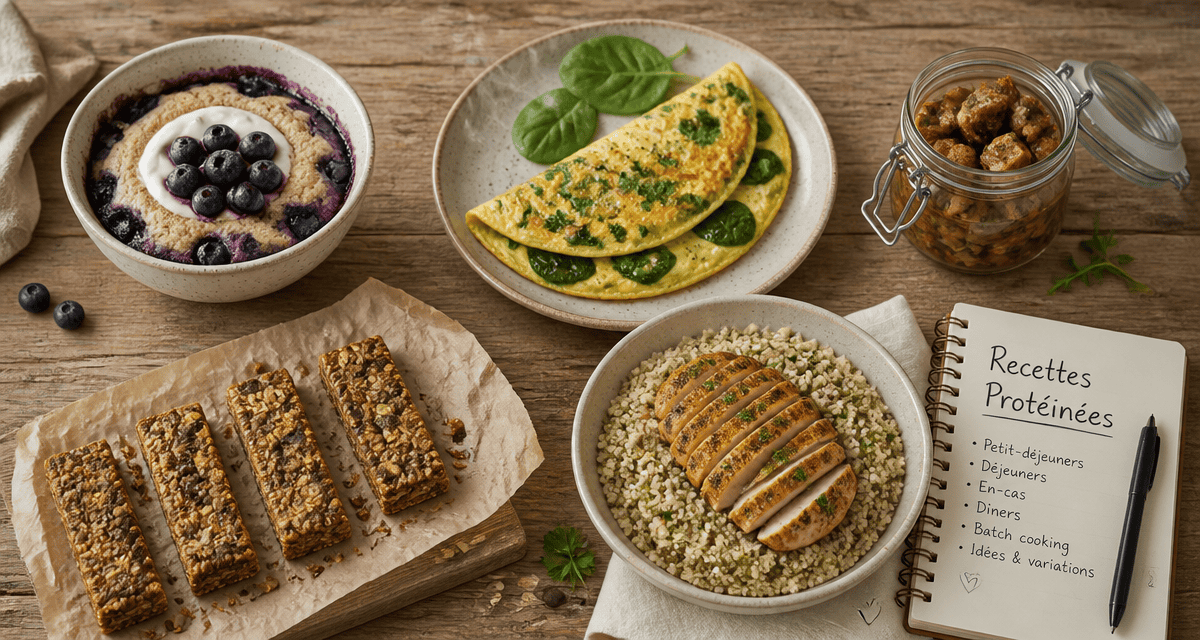 recette riche en proteine musculation plats maison