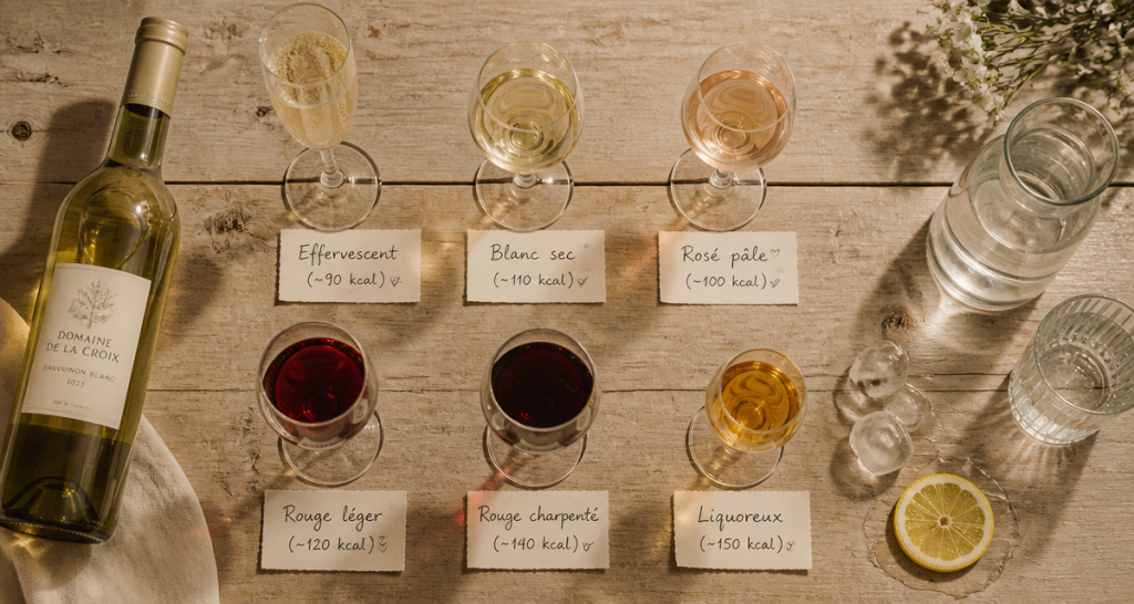 Vin le moins calorique : 80 kcal par verre et 3 astuces pour choisir