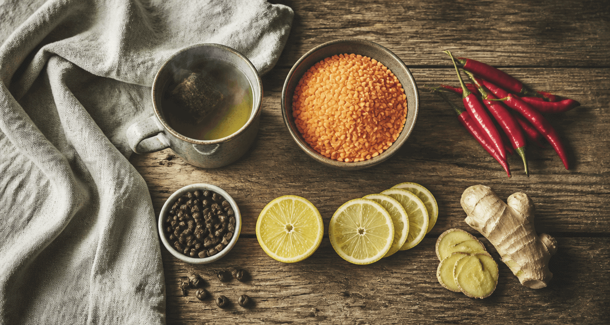 aliments brûle graisse variés sur table rustique