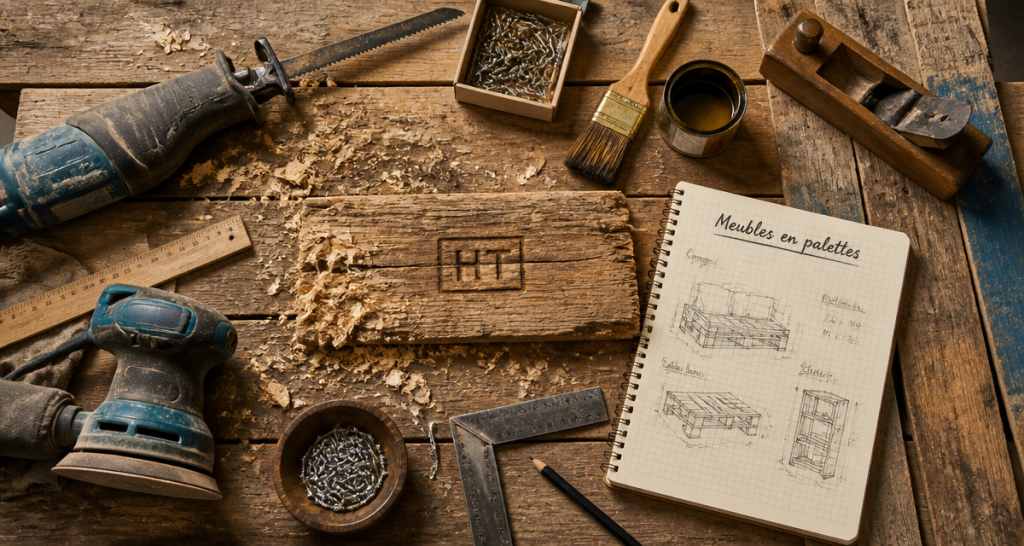 Fabriquer un meuble en palette : le guide complet du choix du bois à la finition pro