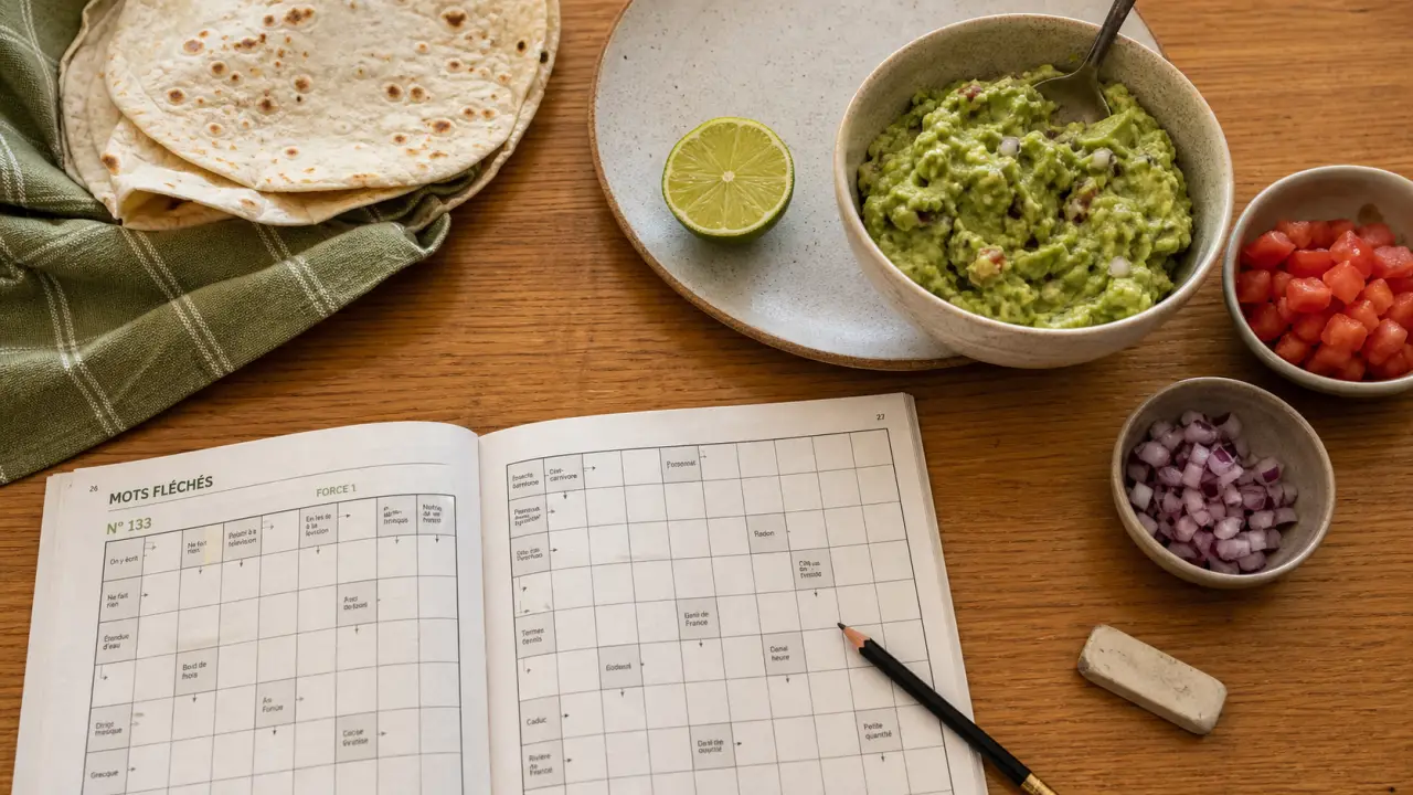 Mets du mexique en 9 lettres : guacamole et tortillas