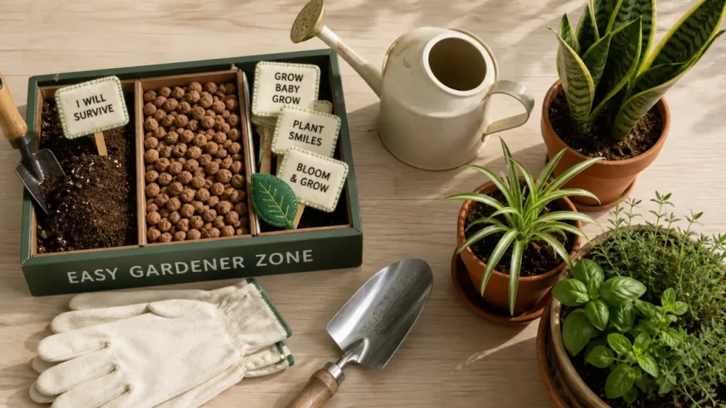 Jardinier facile : plantes d’intérieur, légumes simples et outils utiles pour débuter