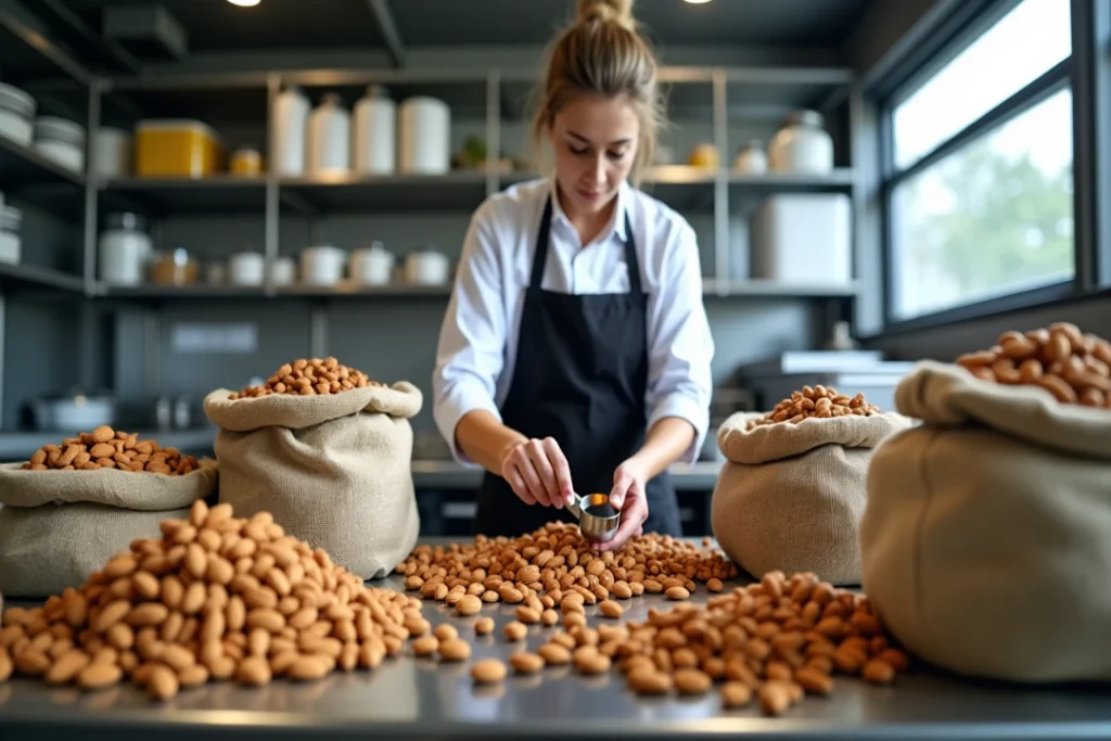 Amandes en vrac : le choix stratégique des traiteurs pour maîtriser leur budget