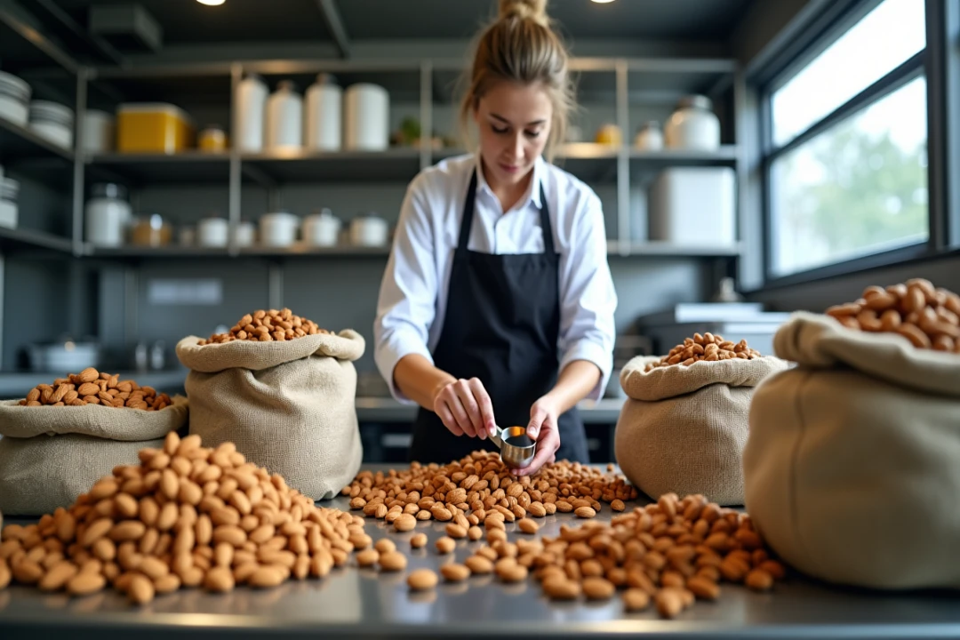 Amandes en vrac : le choix stratégique des traiteurs pour maîtriser leur budget