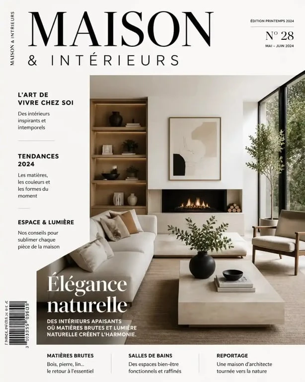 Aménagement maison moderne et épuré pour un salon lumineux