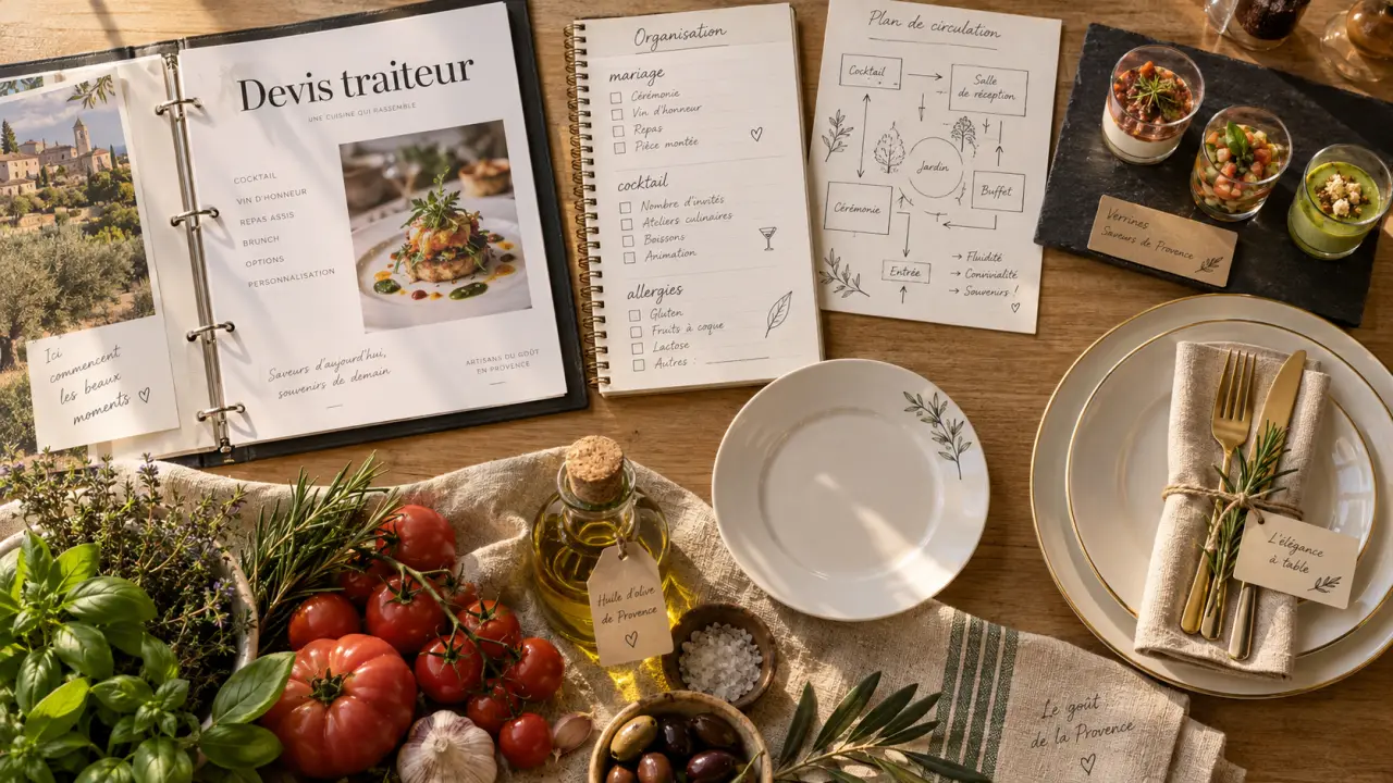 Traiteur aix en provence : devis pour buffet bien dimensionné